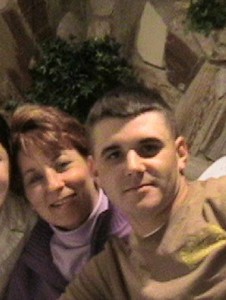 Kathy Hanley with her Son the Late Ryan Lane