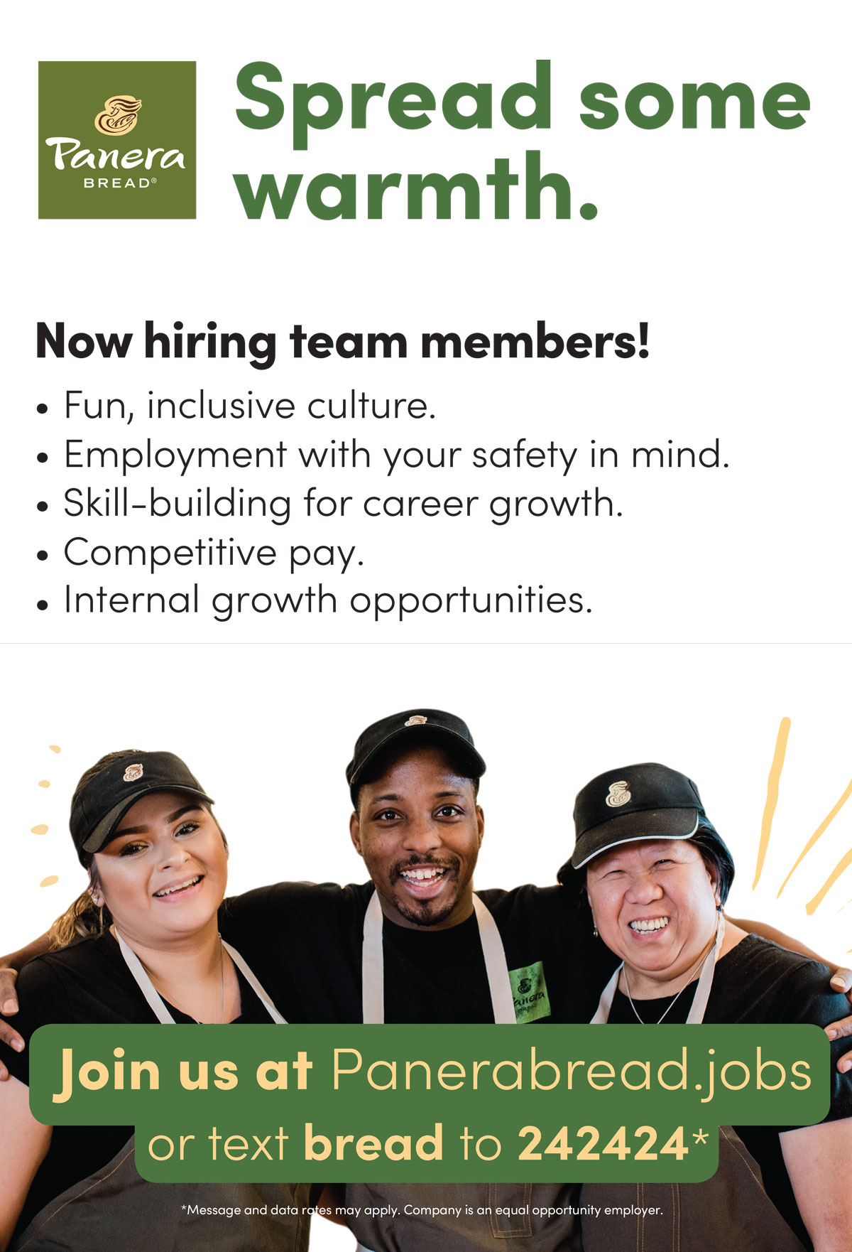 Join us at Panerabread.jobs